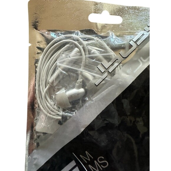 NEW JLAB J6M Silver Foil Earbuds with Mic in Sealed Packaging 3.5mm Jack - Picture 3 of 6